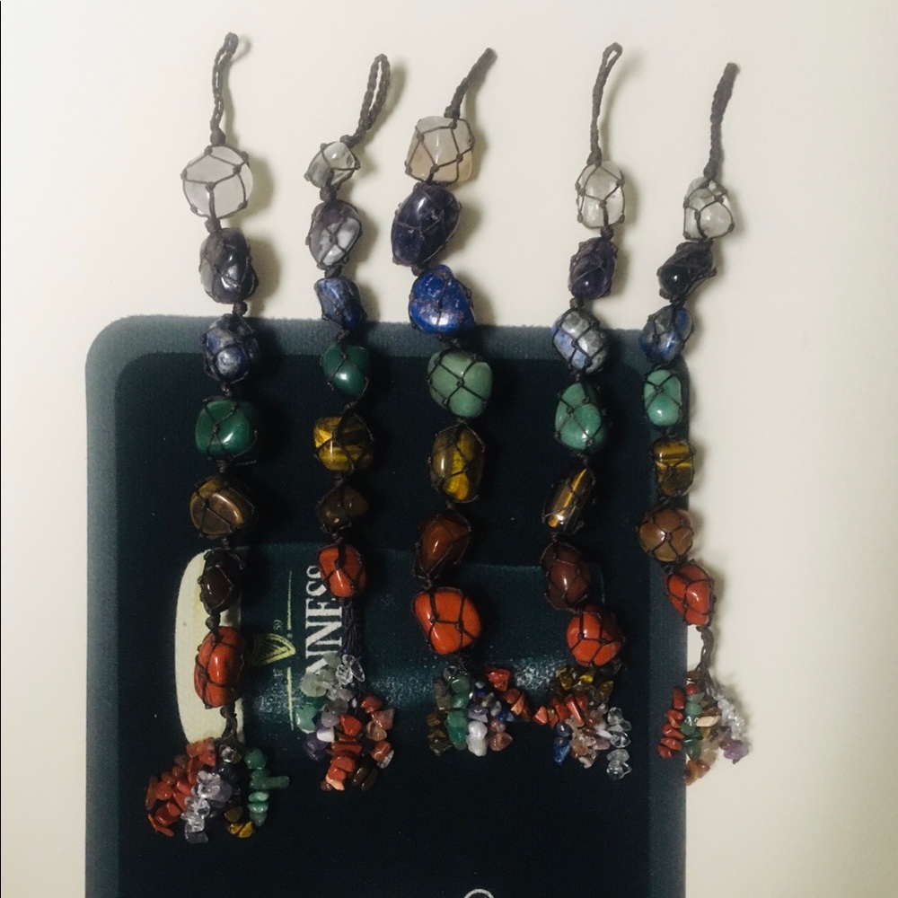 Healing Chakra Energy Spiritual Stone Car Ornament - Picture 2 of 13
